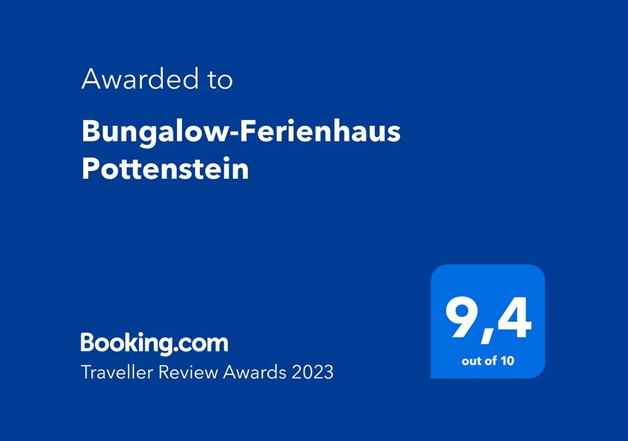 Ferienhaus Bungalow-Ferienhaus Pottenstein